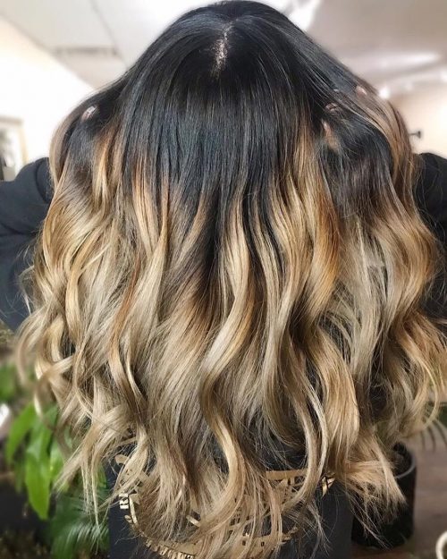 A dark too blonde pilus color is a combination of both blonde too dark hues xiii Impressive Black too Blonde Hair Color Ideas