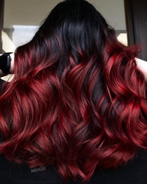 Red Balayage Hair Colors 19 Hottest Examples For 2020