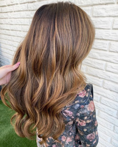 Blonde and Caramel Highlights