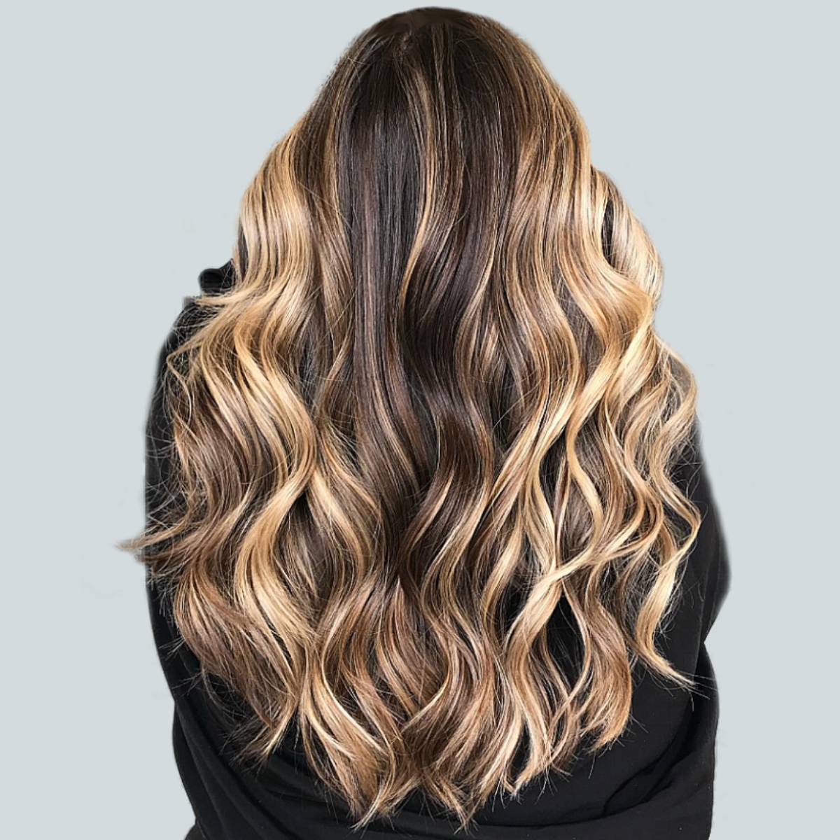 balayage hair brown to light brown