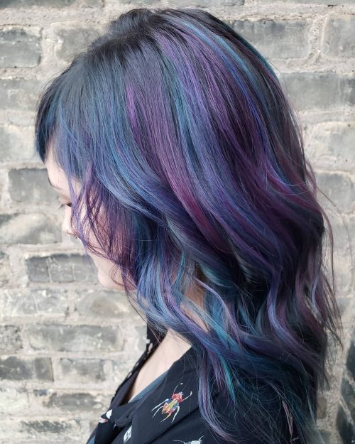 ll definitely direct hold fun creating a modern together with sexy color melt for your locks 21 Examples of Purple Highlights to Show Your Colorist