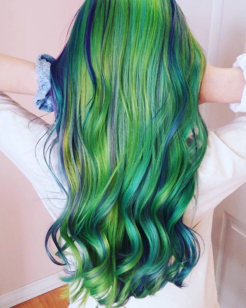 23 Incredible Examples Of Blue Purple Hair In 2020