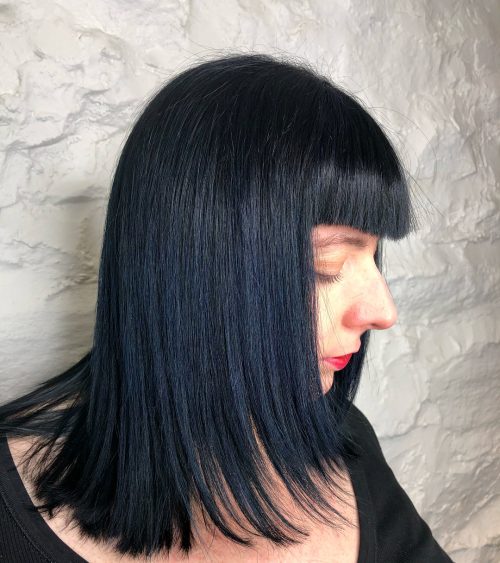19 Most Amazing Blue Black Hair Color Looks Of 2020