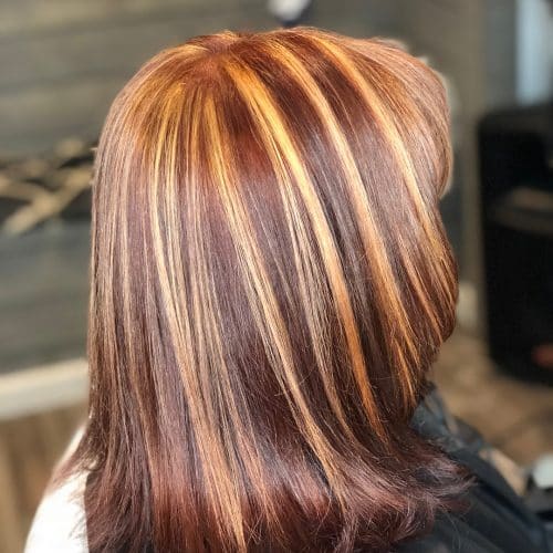 Dark ruby-red pilus transcends the listing of the most pop as well as fashionable fashion colors this yr nineteen Shockingly Pretty Dark Red Hair Color Ideas