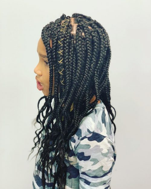 Box Braids Length Chart