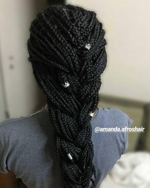 Boxed Fishtail Braid