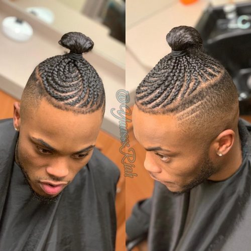 patronized yesteryear goodness barbers in addition to contemporary men eleven Awesome Man Bun Hairstyles With a Fade