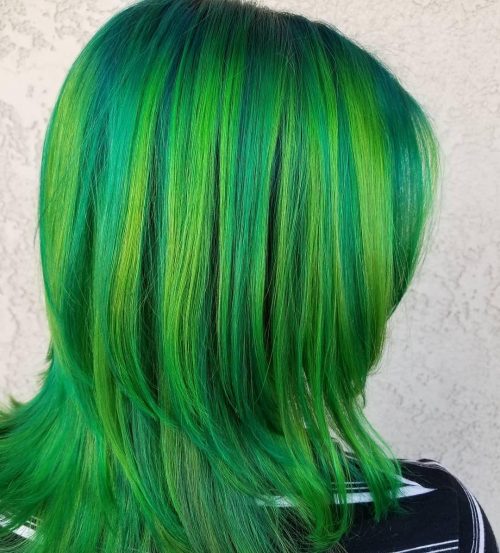 17 Amazing Examples Of Green Hair 2020 Trends