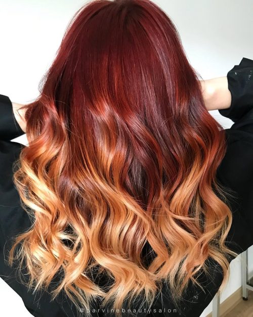 Red as well as blonde pilus colors are a cool twist to the classic blonde pilus that incorporates s xix Best Red as well as Blonde Hair Color Ideas You’ll See This Year