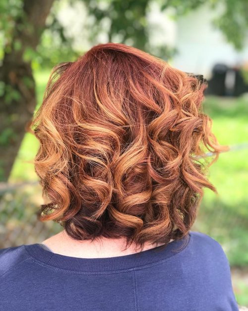 red hair with blonde highlights red hair with blonde highlights