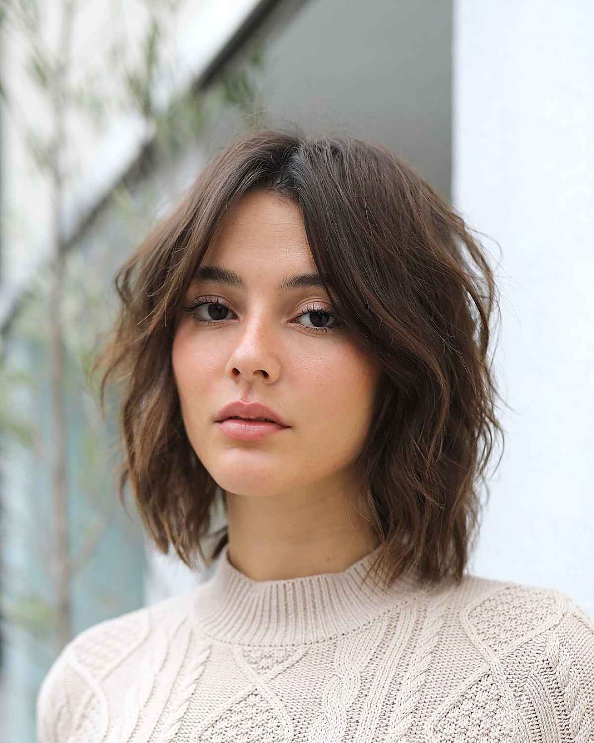 broken layered curls