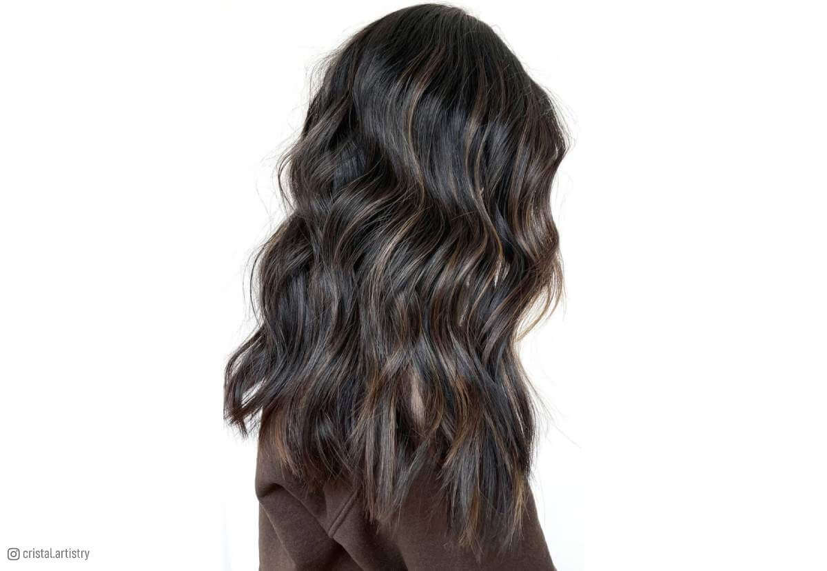 27 Ways to Get Brown Highlights on Black Hair for Stunning Dimension