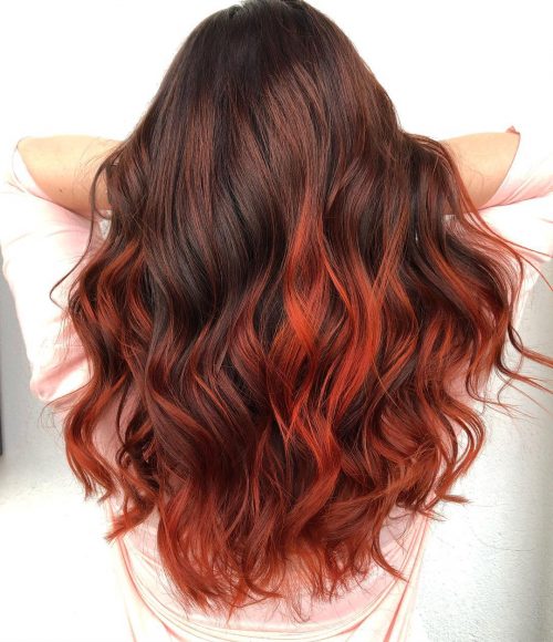 Red Balayage Hair Colors 19 Hottest Examples For 2020