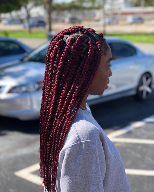 s trendsetting hairstyle inward her music videos from the album sixteen Hot Lemonade Braids Inspired yesteryear Beyoncé’s Music Video
