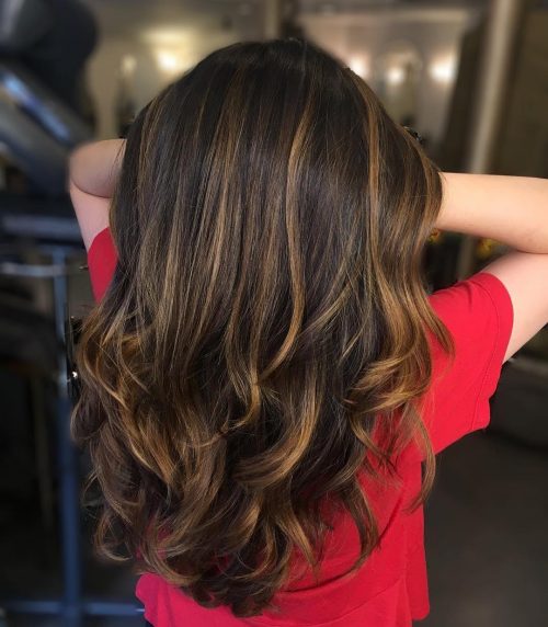 Adding highlights to your pilus is 1 of the simplest things you lot tin practice to actually modify u 25 Prettiest Hair Highlights for Brown, Red in addition to Blonde Hair