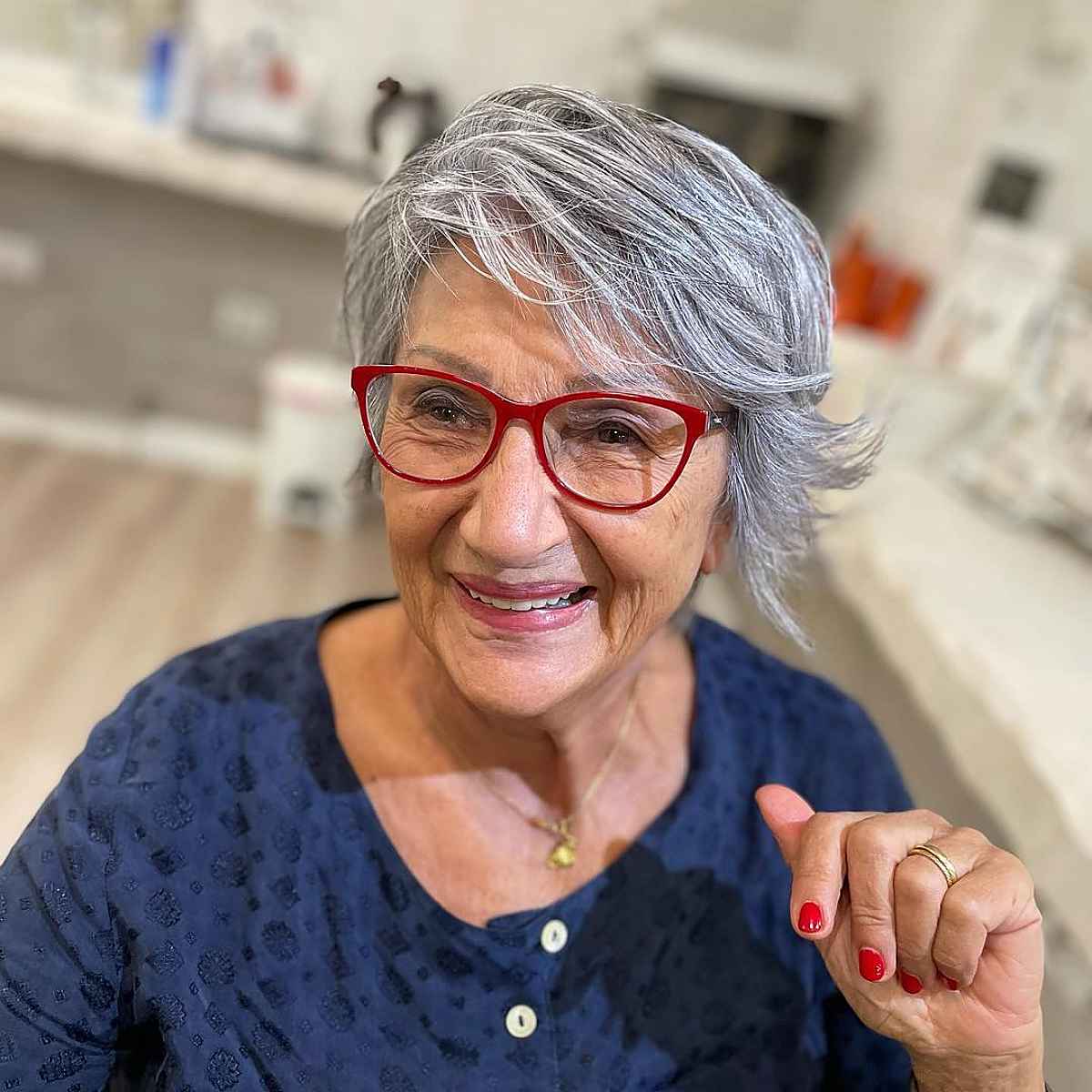 chic and sporty bob for women over 60