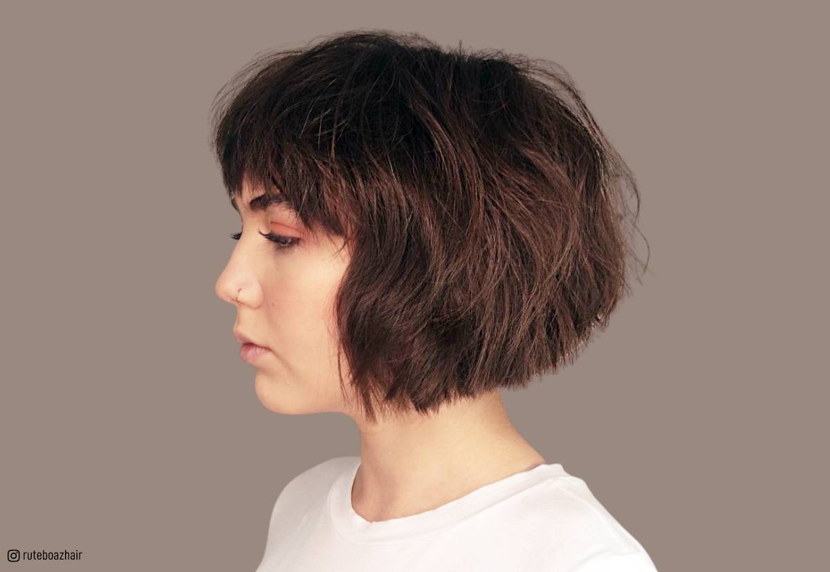 29 Choppy Layered Bobs for Thick Hair to Be Less Poofy