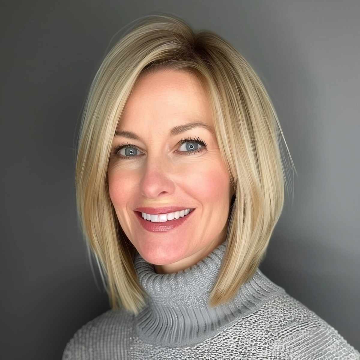 Classic & Clean short hairstyle for long faces