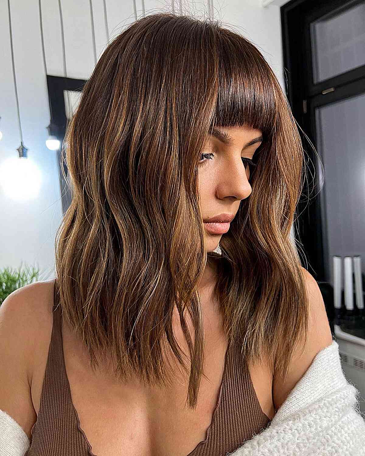 Convertible Texture Medium Length Hairstyle
