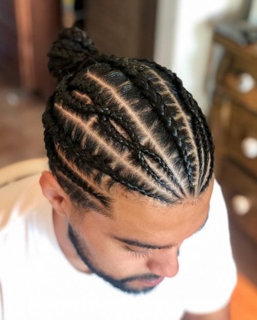 These awesome pictures of braids for men are certain to inspire a fresh novel hairstyle for yous 27 Braids for Men – The ‘Man Braid’