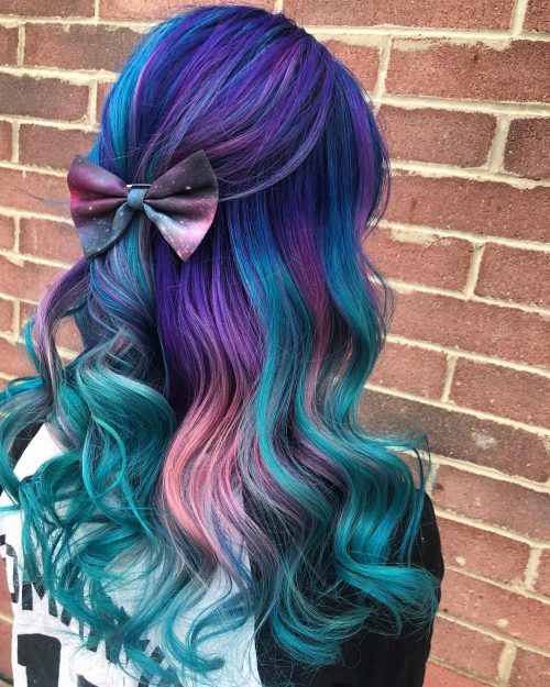 23 Incredible Ways To Get Galaxy Hair In 2020