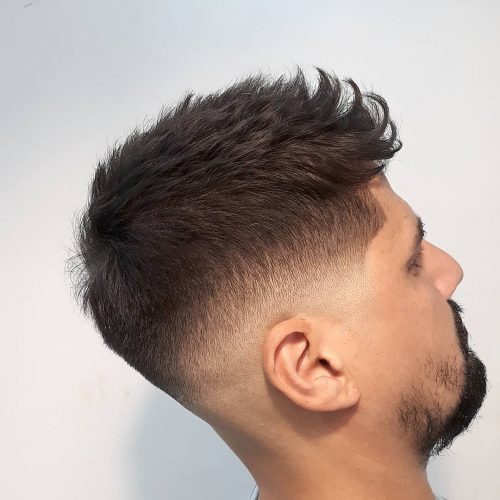 s haircut that has a gradual fade starting nigh the plow over of the caput together with gradually gets sho 21 Slickest Skin Fade aka Bald Fade Haircuts for Guys