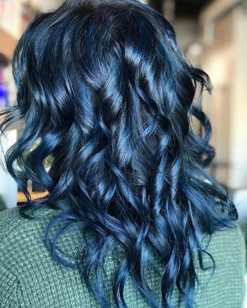 Dark Blue Hair Trend 14 Awesome Examples To Consider