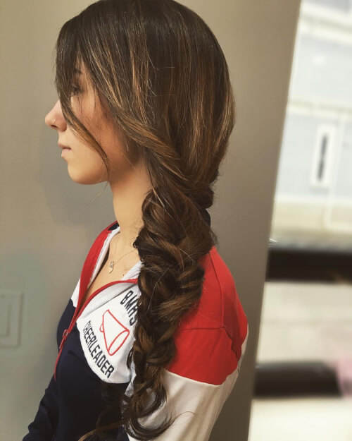 cute boho vibe ponytail