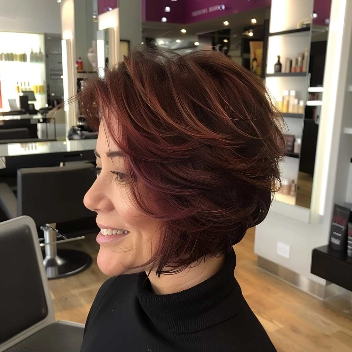 Cute Layered Haircut for Shorter Hair