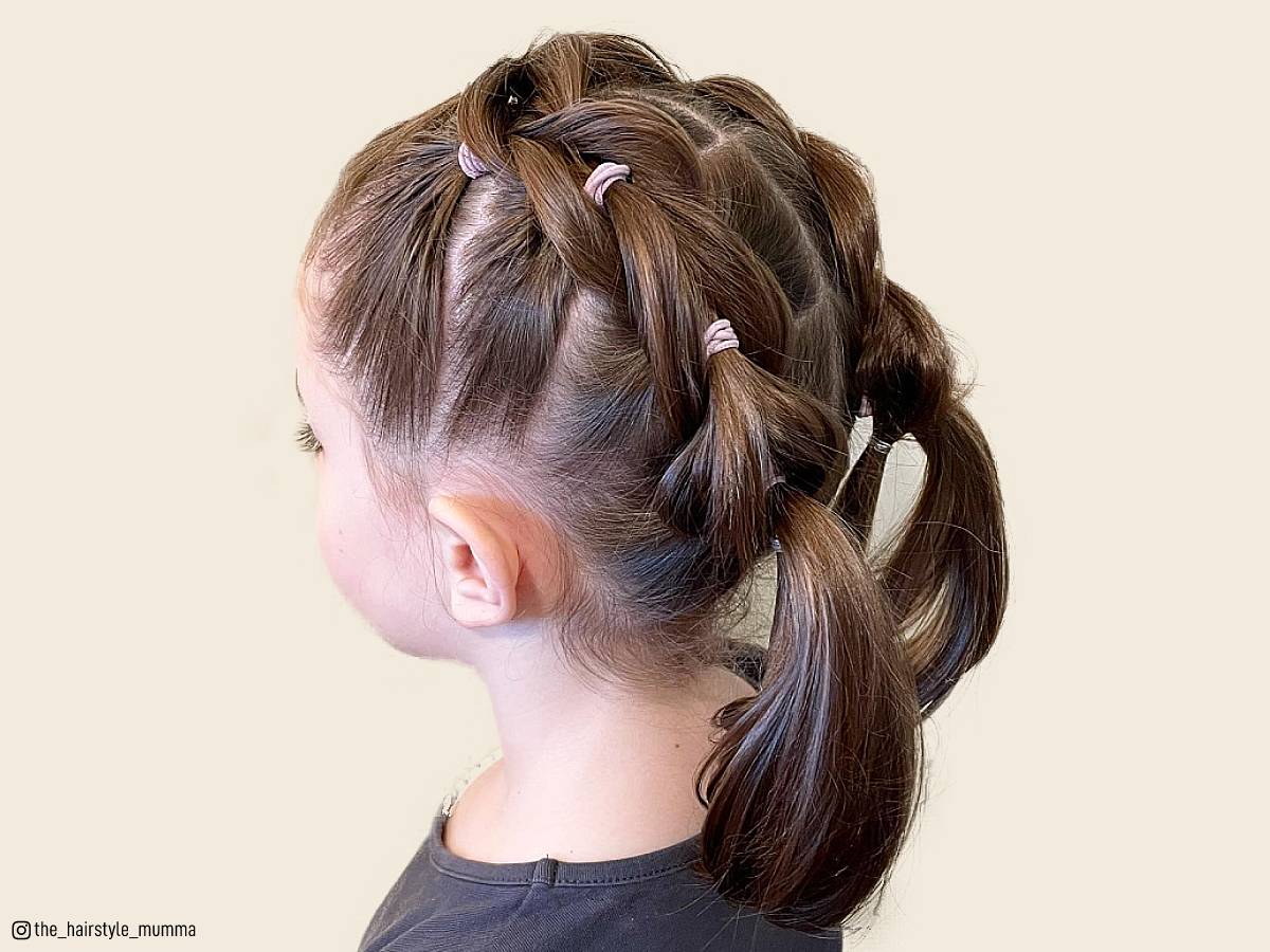 Quick and Easy Hairstyle for School - Stylish Life for Moms