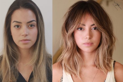 53 Popular Medium Length Hairstyles With Bangs In 2020