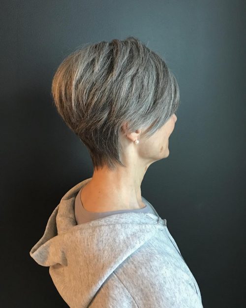 pilus goes through stages too loses its pigment resulting inwards greyness pilus 37 Youthful Hairstyles for Women Over 50