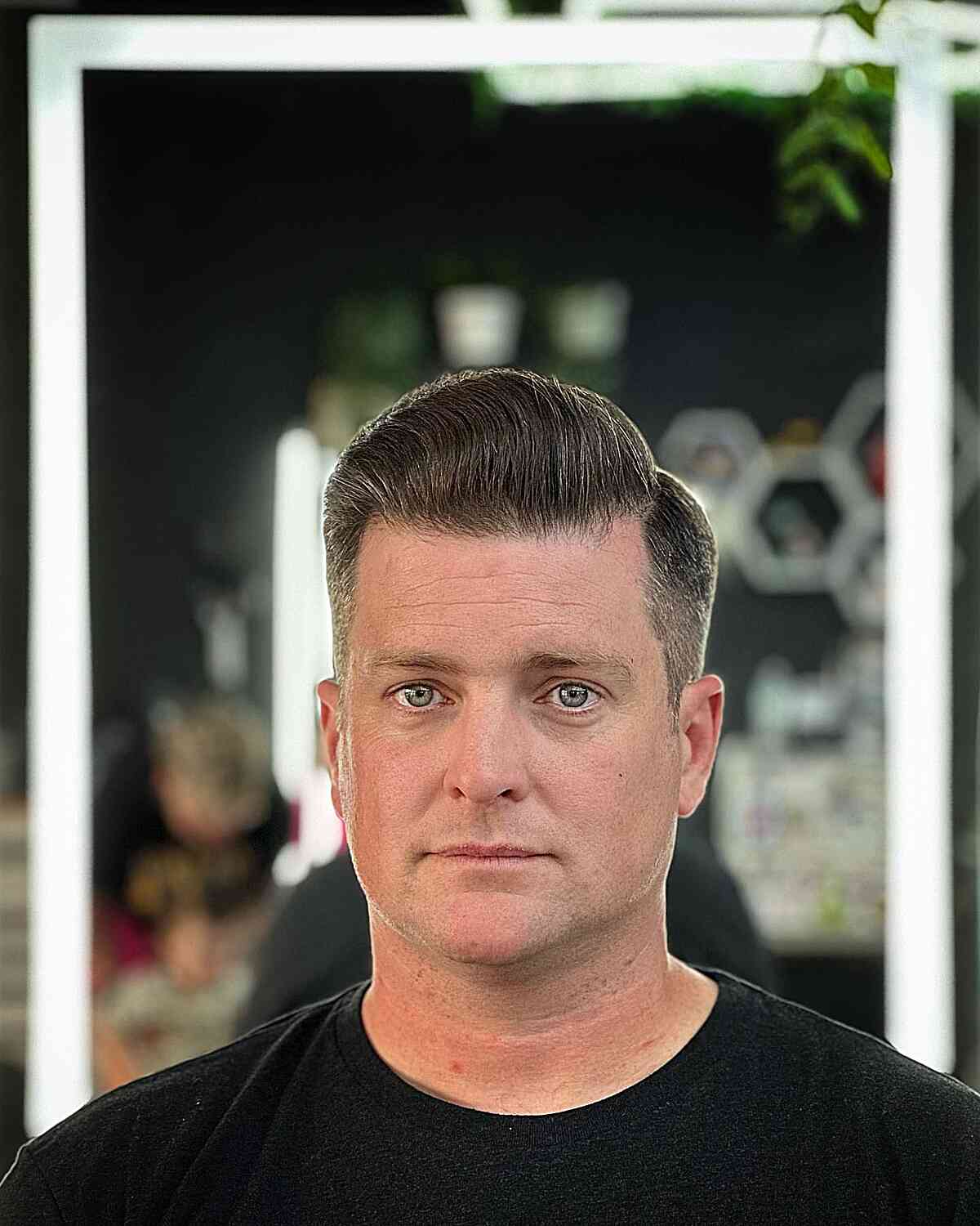 Dapper Pomp for Short Hair for Men with no beard