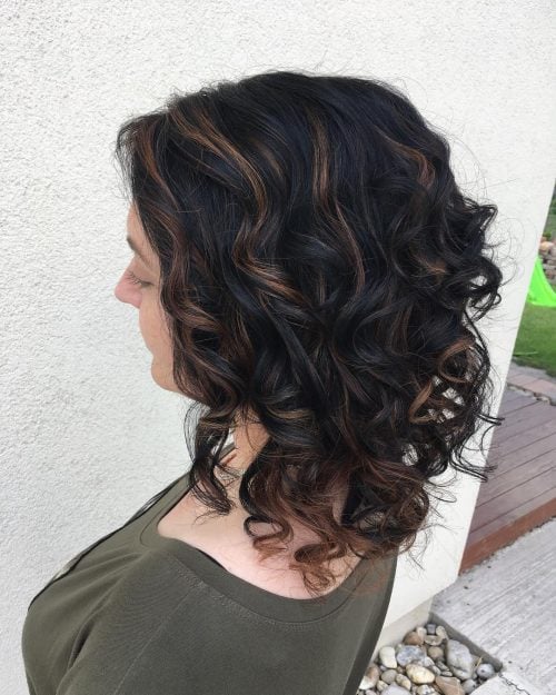 Dark Brown with Light Brown Highlights
