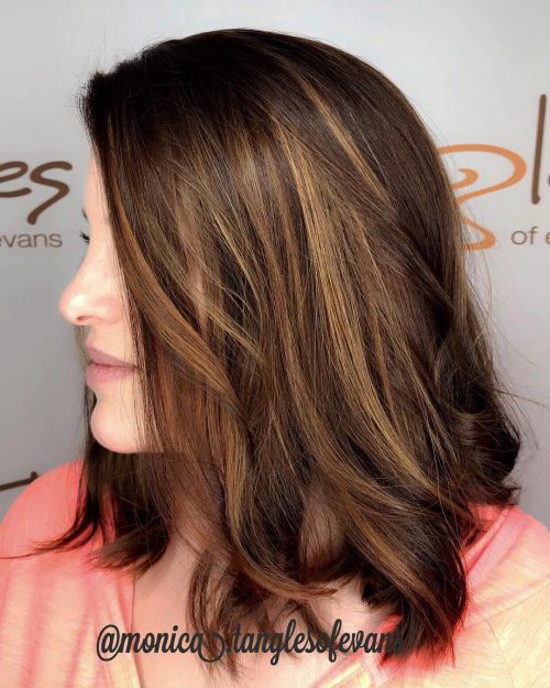 41 Incredible Dark Brown Hair With Highlights Ideas For 2020
