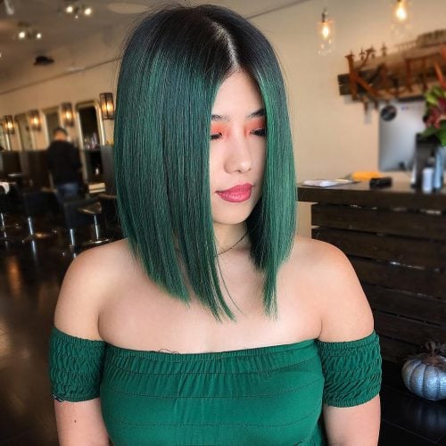 17 Amazing Examples of Green Hair (2020 Trends)