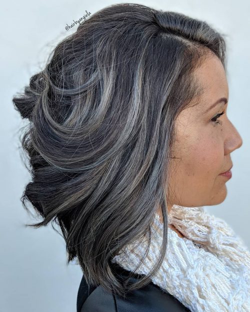 fascinating fashion pilus color that lets the rebel side of your personality hold upward expressed Dark Blue Hair Trend: fifteen Awesome Examples to Consider