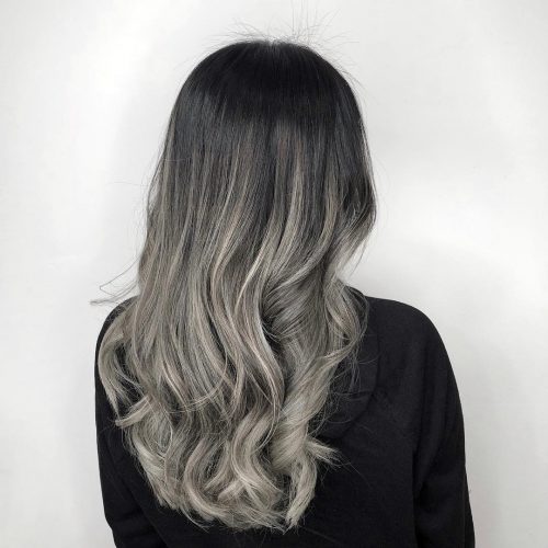 A night ombre pilus color is a pilus coloring technique that gradually transitions the pilus f xx Remarkable Dark Ombre Hair Color Ideas