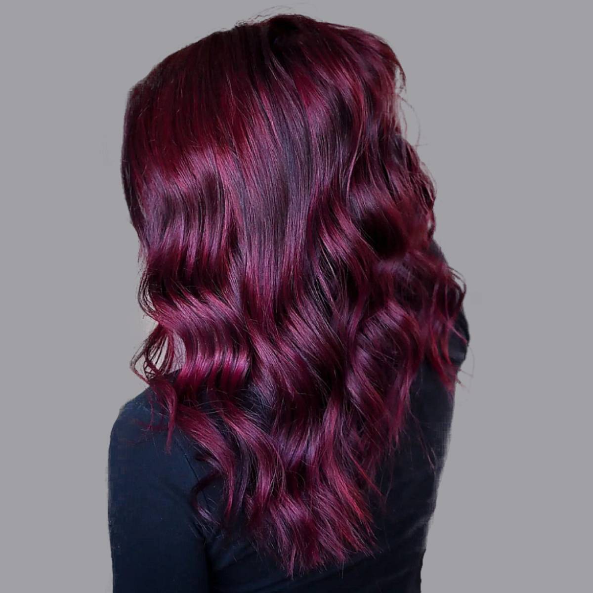 Red Hair With Black Tips Ideas