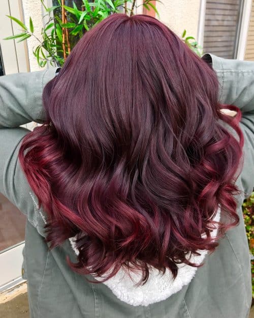 17 Greatest Red Violet Hair Color Ideas Trending in 2019