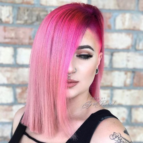 Pink pilus is what every millennial daughter craves for present 31 Amazing Pink Hair Color Ideas Trending Right Now