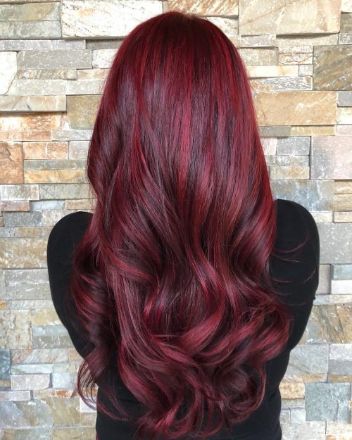 Red Wine Hair Color Chart