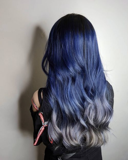 Blue majestic pilus is a pilus color that combines 2 cool 23 Incredible Examples of Blue Purple Hair Colors