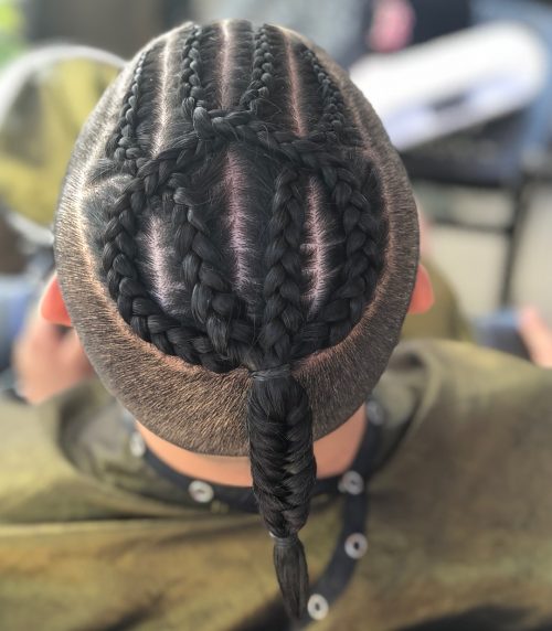 These awesome pictures of braids for men are certain to inspire a fresh novel hairstyle for yous 27 Braids for Men – The ‘Man Braid’