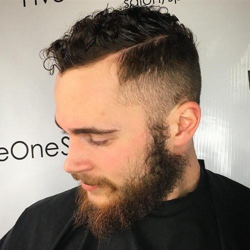 A curly pilus fade is a type of fade that xvi Awesome Examples of Curly Hair Fade Haircuts