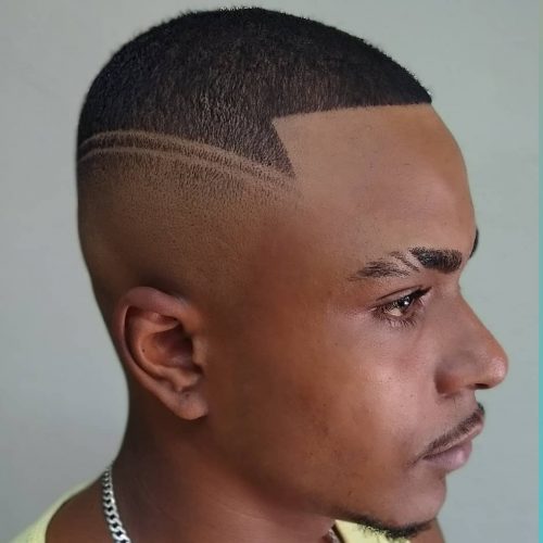 s a type of haircut where the hairline is cutting into a direct delineate The Line Up Haircut: sixteen Awesome Examples