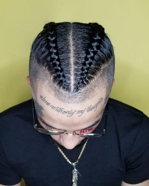 These awesome pictures of braids for men are certain to inspire a fresh novel hairstyle for yous 27 Braids for Men – The ‘Man Braid’