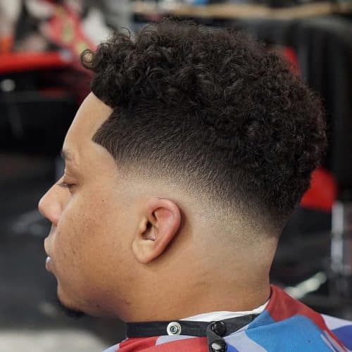 16 Best Curly Hair Fade Haircuts For Guys In 2020