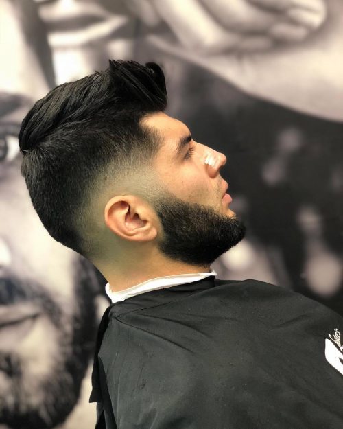 the classic driblet fade haircut is specific type of pilus fade that starts from the temples 24 Coolest Examples of Drop Fade Haircuts This Year