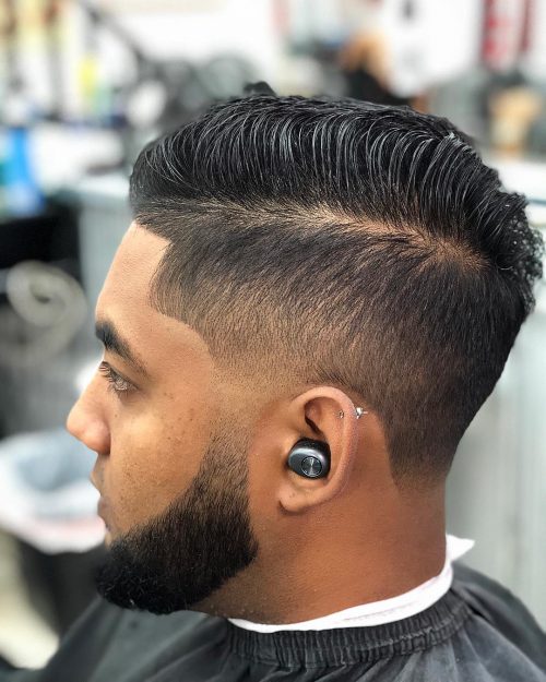 the classic driblet fade haircut is specific type of pilus fade that starts from the temples 24 Coolest Examples of Drop Fade Haircuts This Year